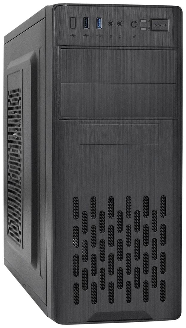 Изображение товара Компьютерный корпус ExeGate CP-606U-AB500 Midi-Tower для домашней и офисной сборки