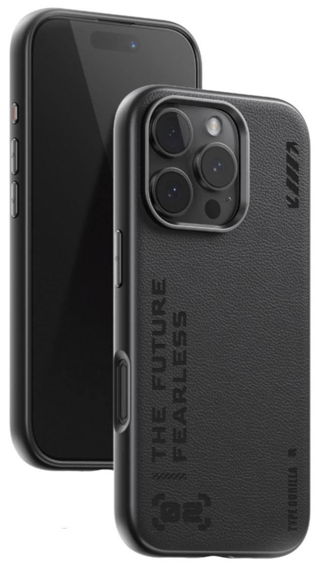 Чехол с магнитным покрытием Type Gorilla Premium Magnetic iPhone 16 pro Max, Black Leather (BL-T52-iP16PM-LTR-BK) Чехол с магнитным покрытием Type Gorilla Premium Magnetic iPhone 16 pro Max, Black Leather (BL-T52-iP16PM-LTR-BK)