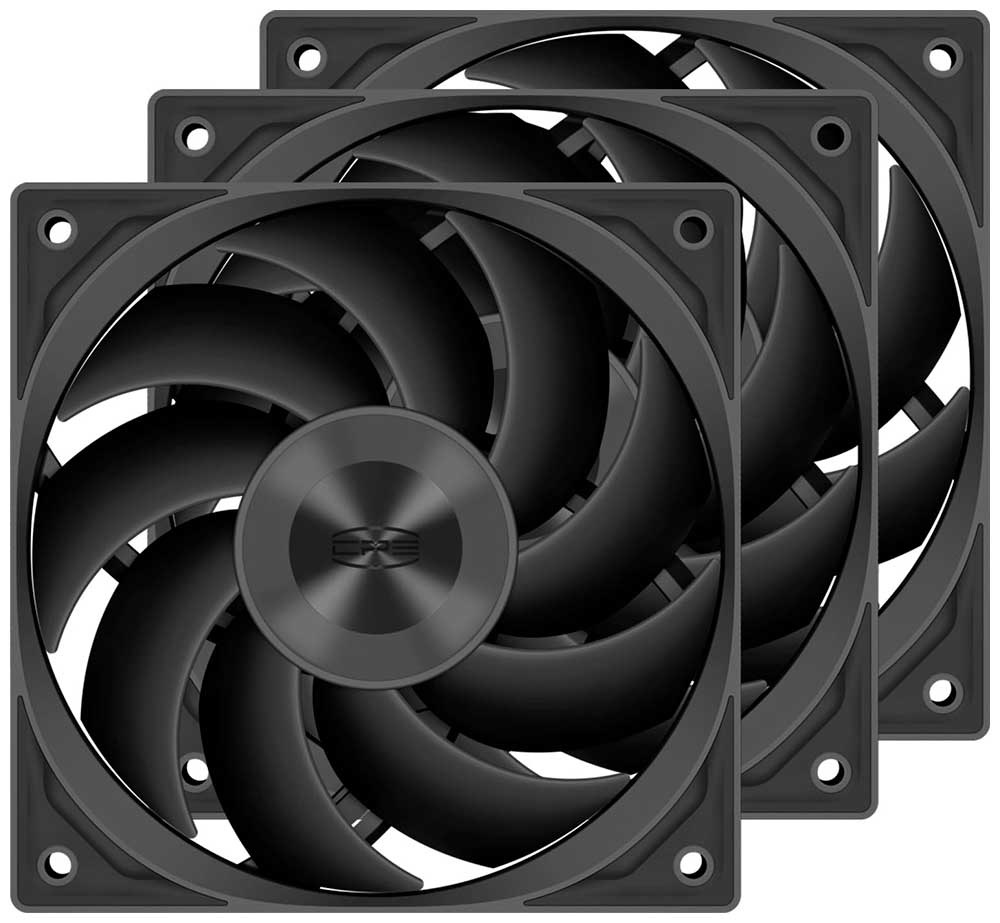 Вентилятор для корпуса PCCooler F5R120 BK 3IN1 3x120mm