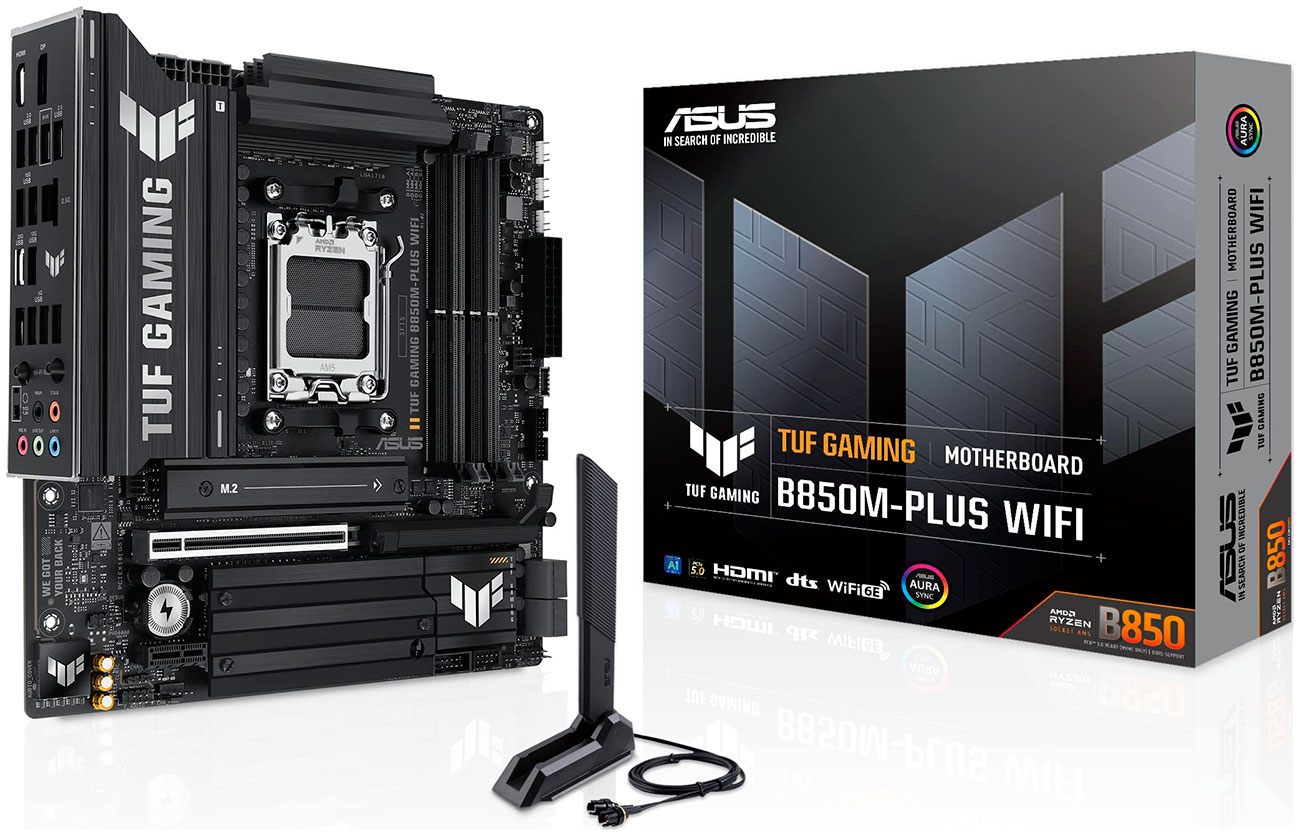 Изображение товара Материнская плата Asus TUF GAMING B850M-PLUS WIFI для игровых ПК