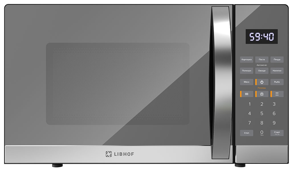 Изображение товара Микроволновая печь Libhof MWO-2930 с грилем и цифровым управлением