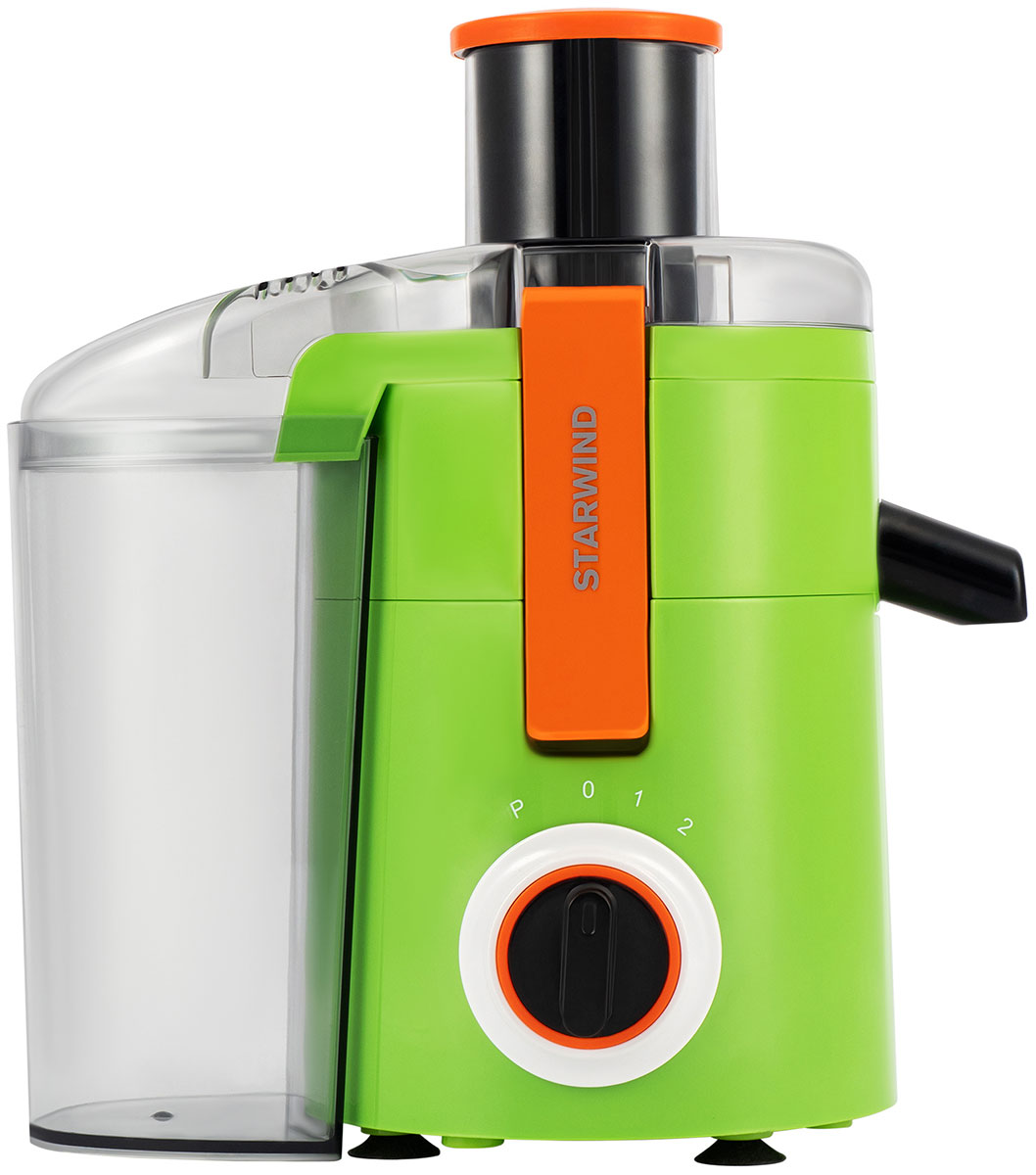 Изображение товара Соковыжималка центробежная Starwind SJ2236, 500 Вт, зеленый/белый