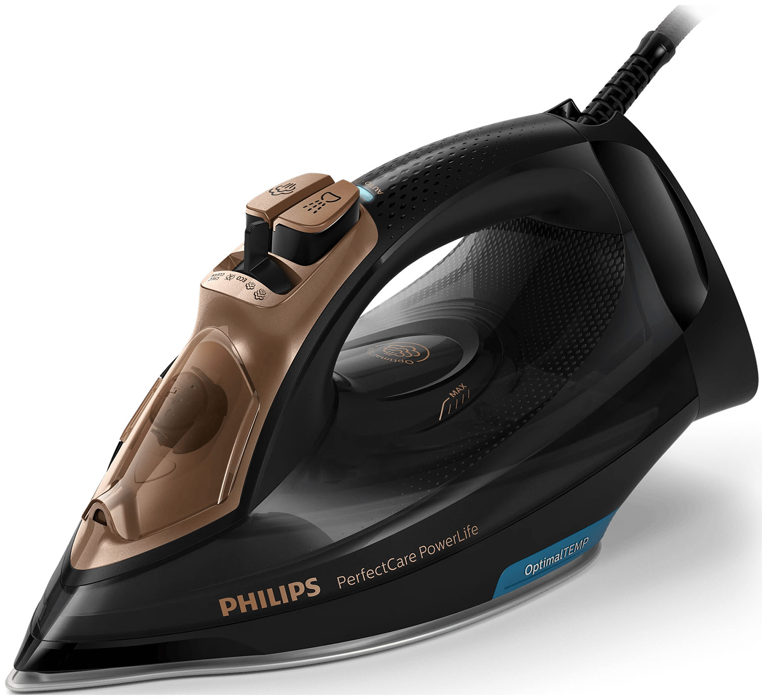 Утюг Philips GC3929/60, черно-золотой