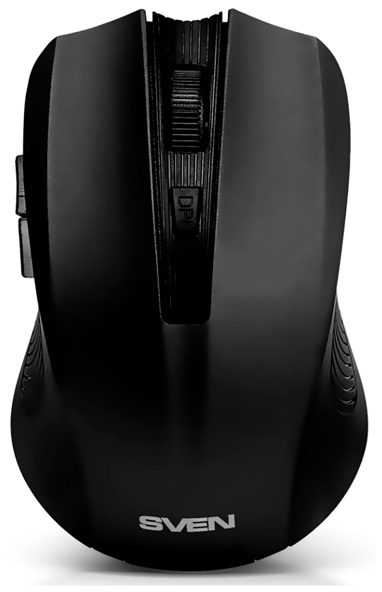 Изображение товара Беспроводная мышь Sven RX-350W черная 5+1 кнопок 600-1400 DPI радиоканал USB
