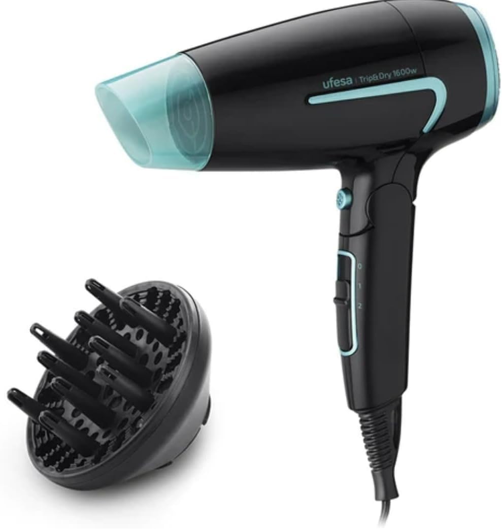 

Фен Ufesa Trip & Dry, Черный