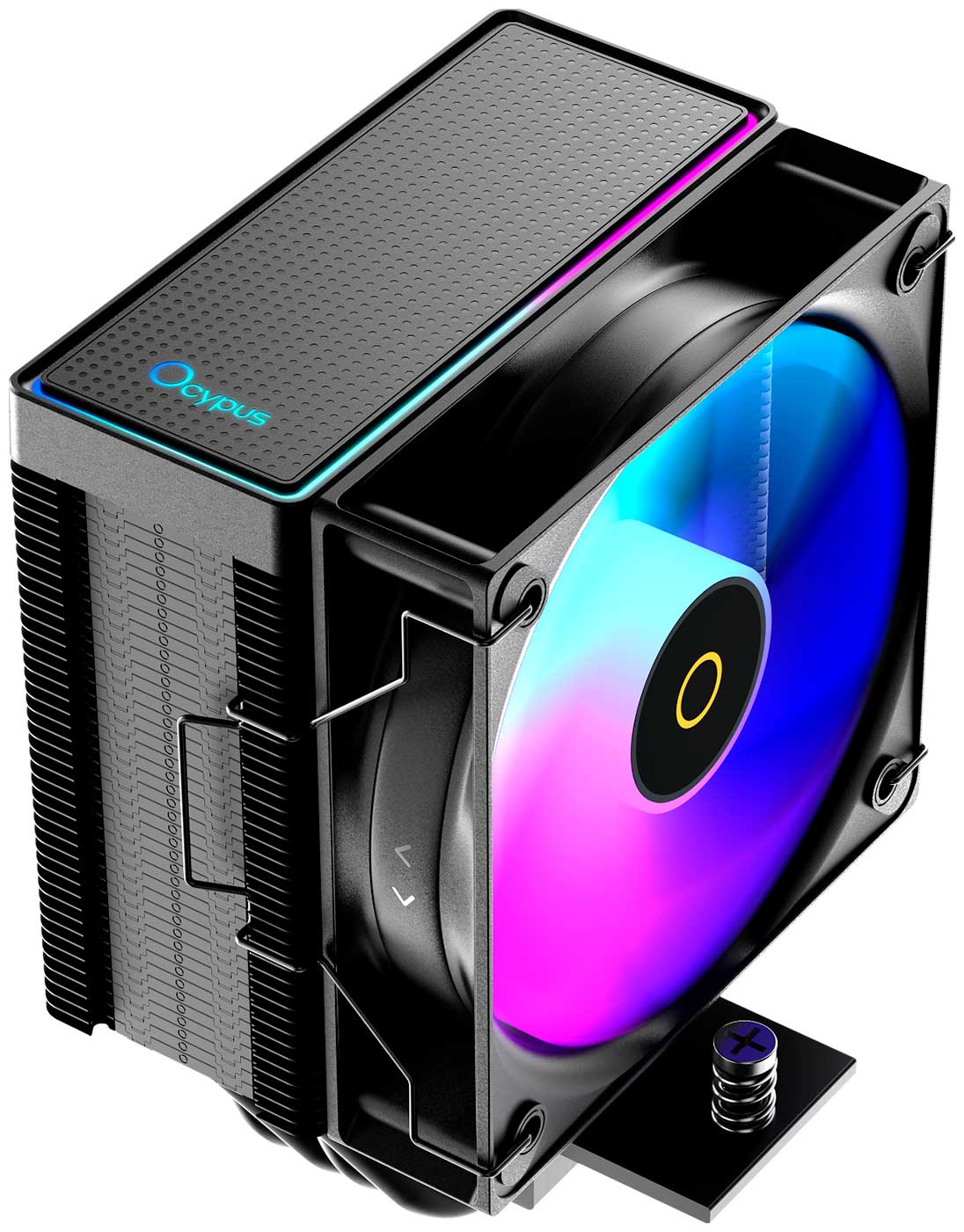 Изображение товара Кулер для процессора Ocypus Gamma A40 BK ARGB с алюминиевым радиатором и теплотрубками