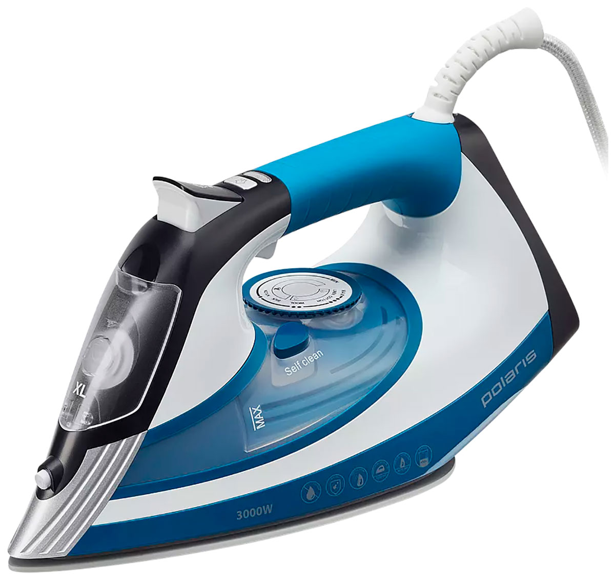 Изображение товара Утюг Polaris PIR 3033 SG AK с парогенератором 3000 Вт и керамической подошвой