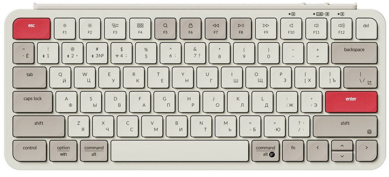 Изображение товара Беспроводная ультратонкая клавиатура Keychron B1 Pro 77 клавиш Bluetooth 5.2