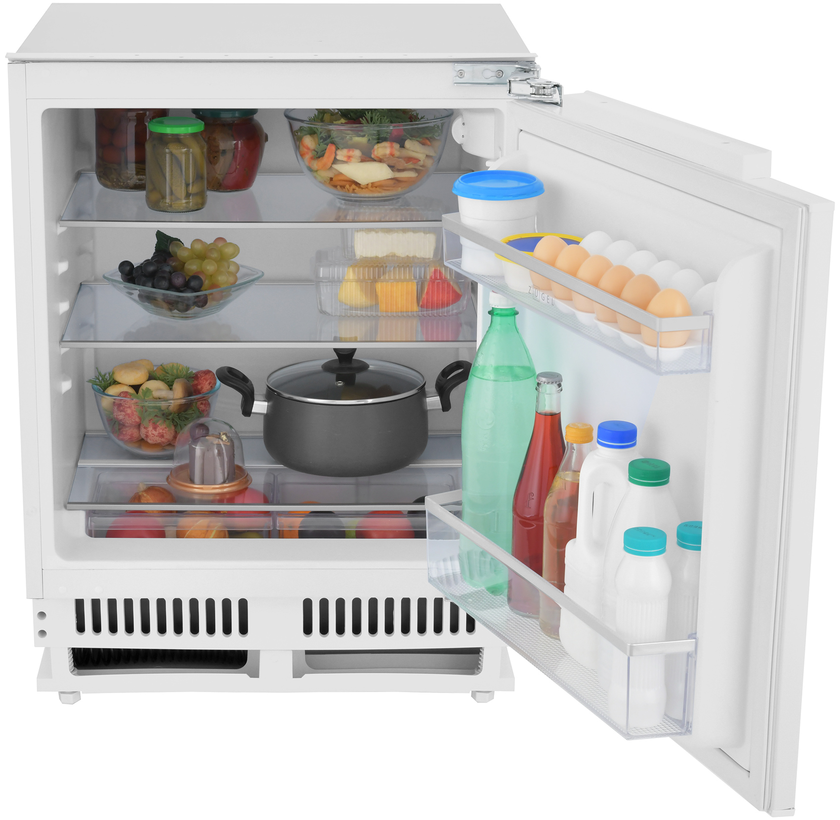 Изображение товара Встраиваемый однокамерный холодильник Zugel ZRI872LF 135 л энергоэффективный