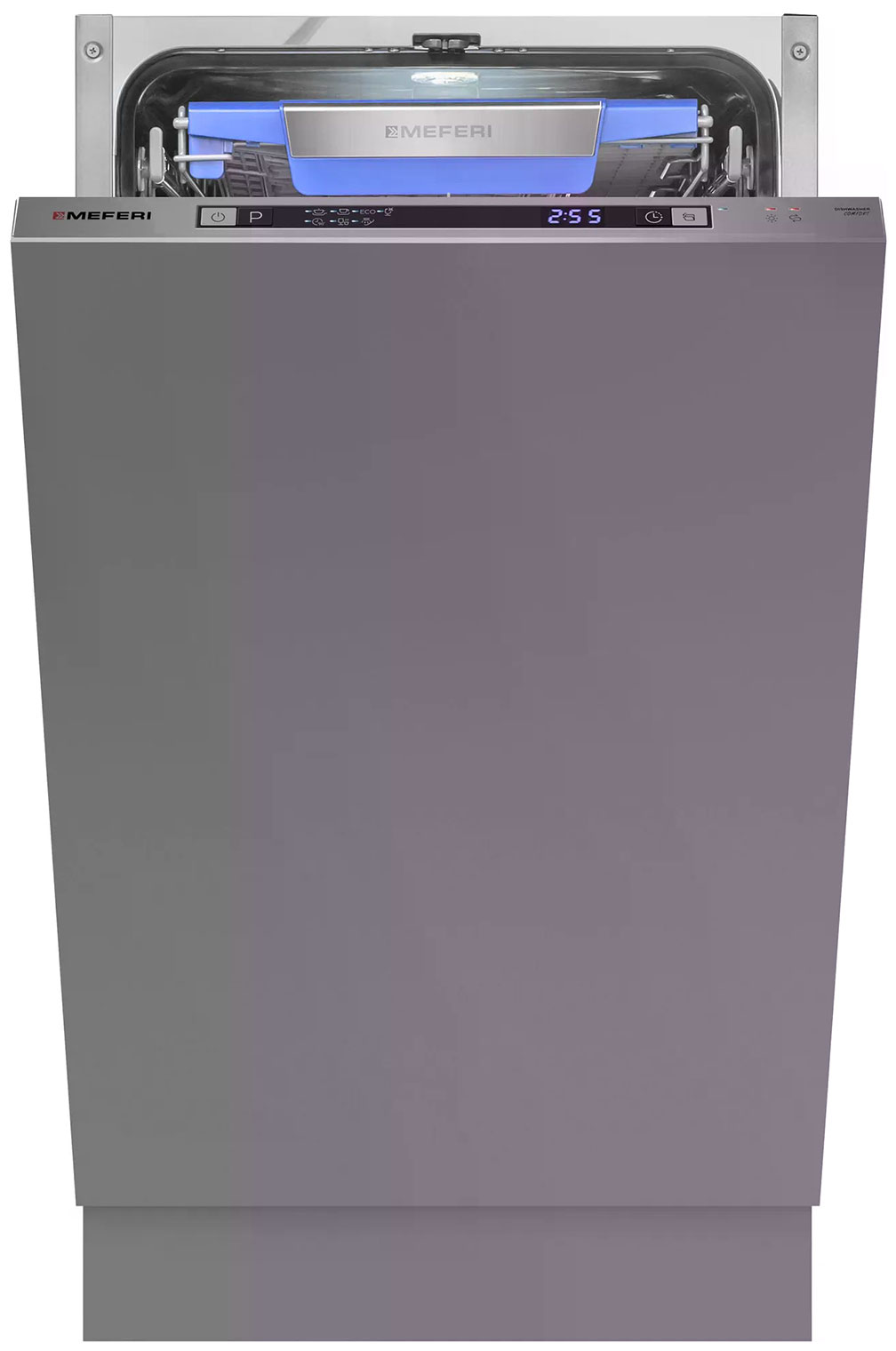 Изображение товара Встраиваемая посудомоечная машина Meferi MDW4573 COMFORT 10 комплектов интенсивная мойка