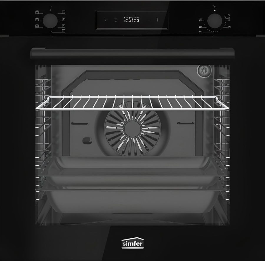 Изображение товара Электрический духовой шкаф Simfer B6ES67022 черный 80 л, 7 режимов, гриль, конвекция