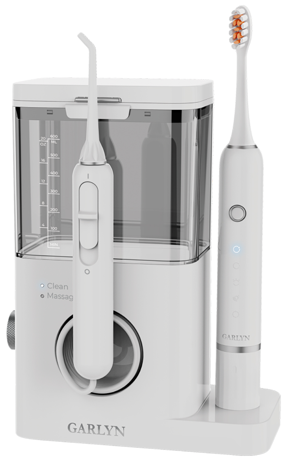 

Ирригатор для полости рта стационарный Garlyn Stream Duo Max, Белый