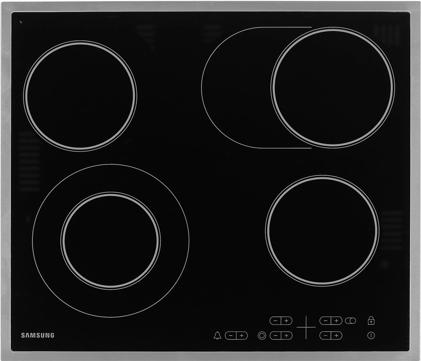 

Электрическая варочная панель Samsung NZ64T3516CK/WT, черный