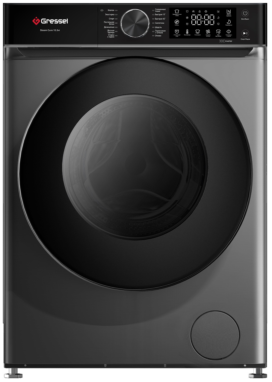 Изображение товара Стиральная машина Gressel UBC310 10.5 кг серый купить с гарантией