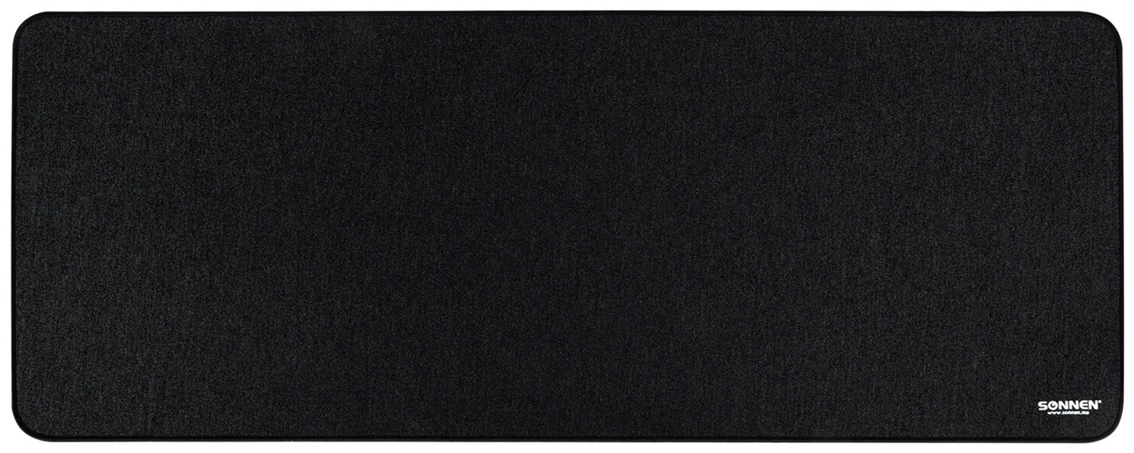 Изображение товара Коврик для мыши и клавиатуры большой Sonnen резина+ткань, 870х350х4 мм, черный (513315)