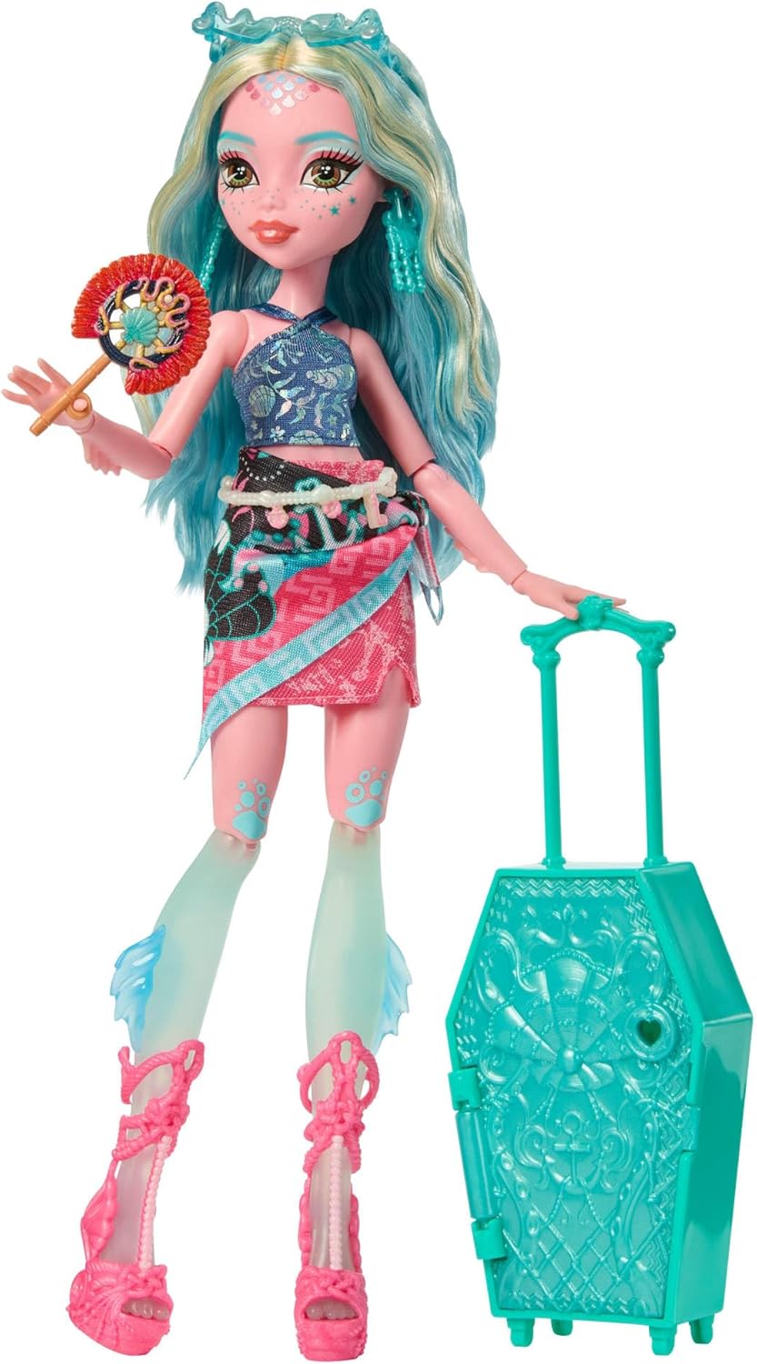 Изображение товара Кукла модельная Monster High Лагуна с чемоданом (JDR51)