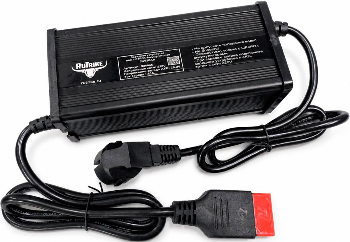 Изображение товара Зарядное устройство Rutrike для LiFePo4 аккумуляторов 24V30AH (29.2V 10А)