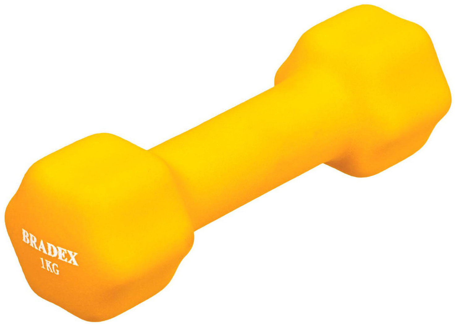 Изображение товара Гантель Bradex 1 кг, желтая SF 0540