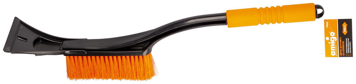Изображение товара Щетка-сметка для уборки снега Amigo 540 мм, черный 74540