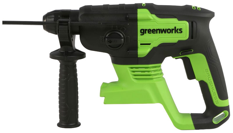 Перфоратор Greenworks GD24SDS2K4.в сумке