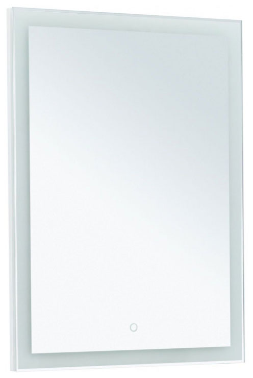 Изображение товара Зеркало Aquanet Гласс 60 белый LED с подсветкой для ванной и спальни