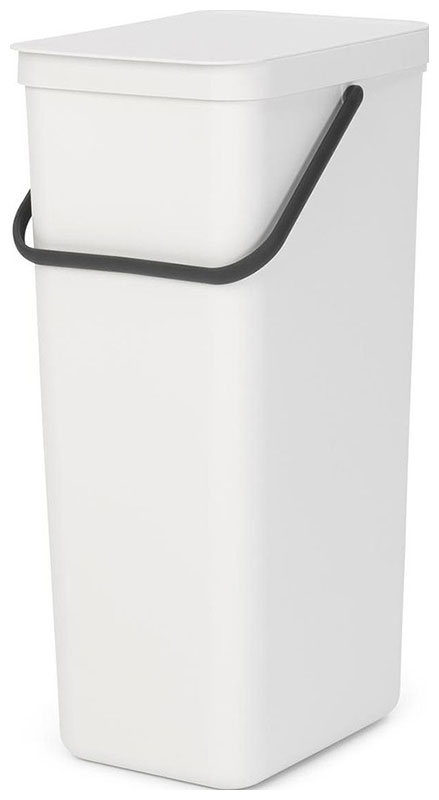 Изображение товара Встроенное мусорное ведро Brabantia Sort & Go 40 л белое для кухни