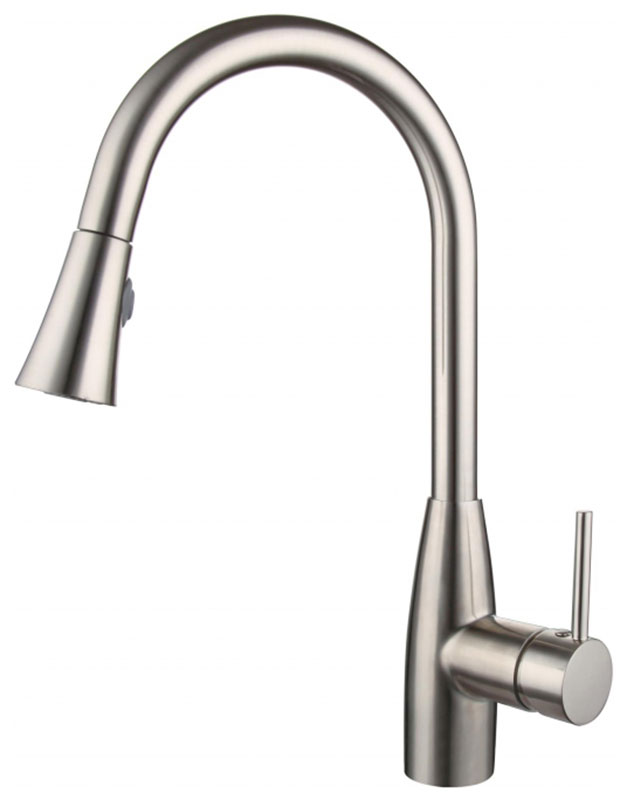 Изображение товара Кухонный смеситель Oulin OL-8016 Сатин Нержавеющая сталь AISI 304