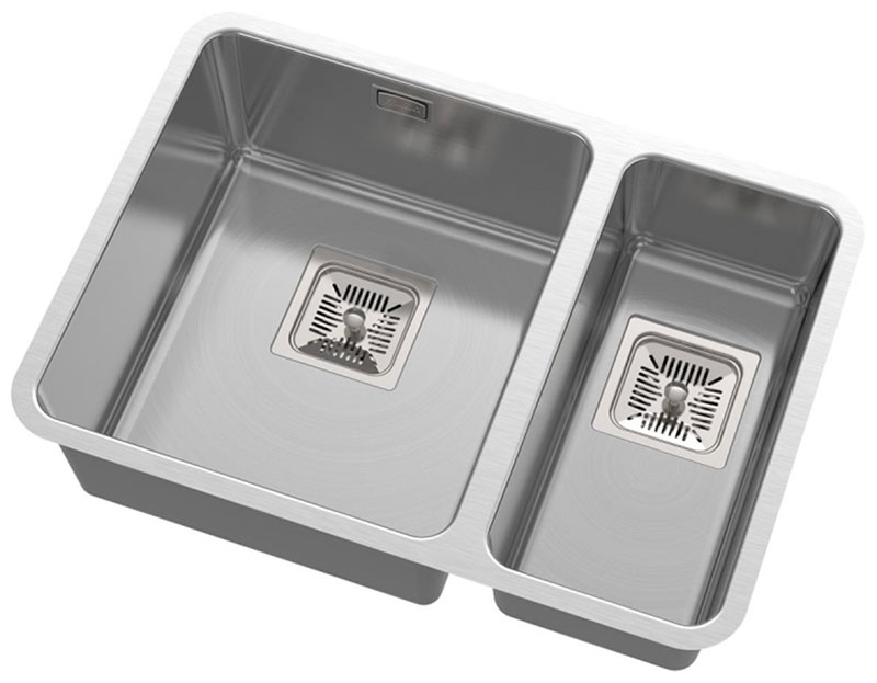 Изображение товара Кухонная мойка Oulin OL-0369L с двумя чашами и сатиновой поверхностью