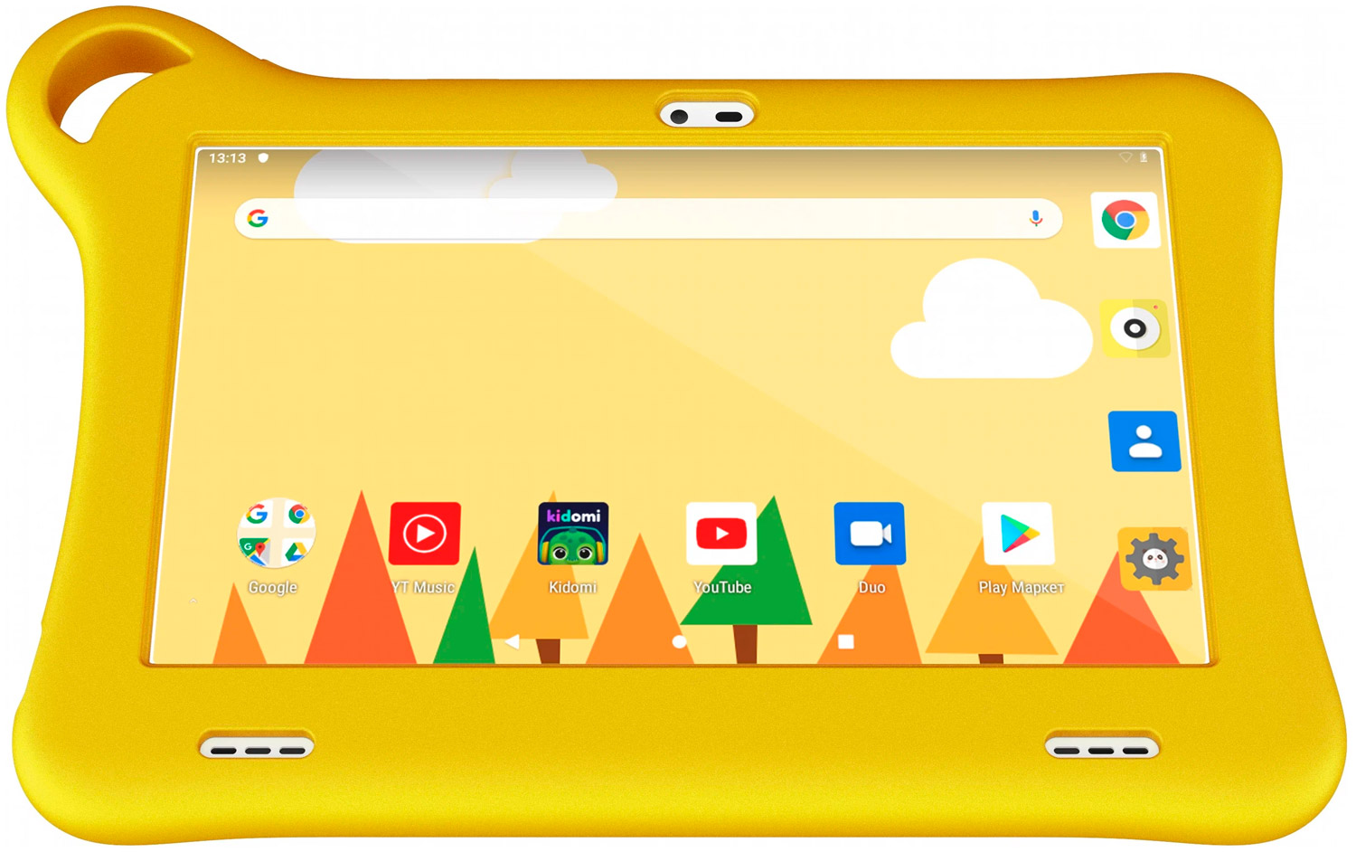 Планшет Alcatel Tkee Mini 2 YELLOW+ORANGЕ/желтый+оранжевый планшет alcatel tkee mini 2 9317g 32gb мятный желтый 9317g 2ealru2