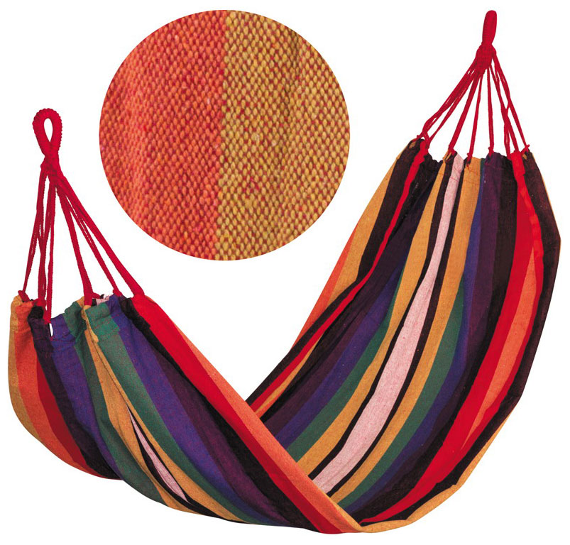 

Гамак полотняный Ecos Ham-87 081587 200х80см поликоттон с чехлом, Разноцветный