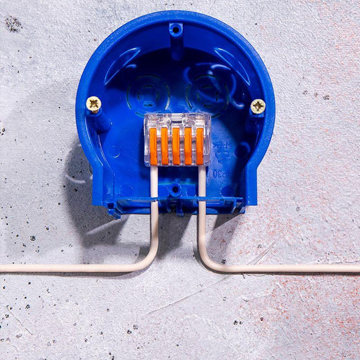 Изображение товара Клемма строительно-монтажная Rexant СМК 222-415 5-проводная прозрачная