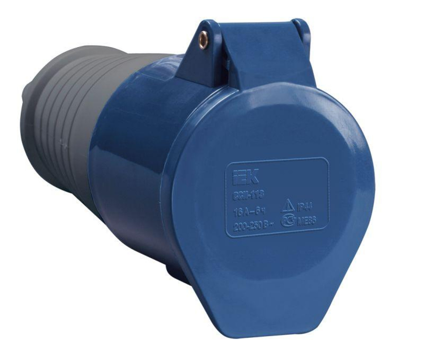 Изображение товара Розетка кабельная IEK ССИ-213 16А 220В IP44 для электромонтажа