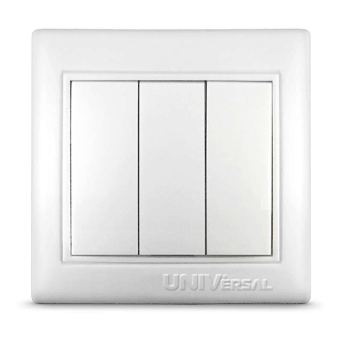 Изображение товара Выключатель 3-кл. СП Севиль 10А IP20 белый Универсал