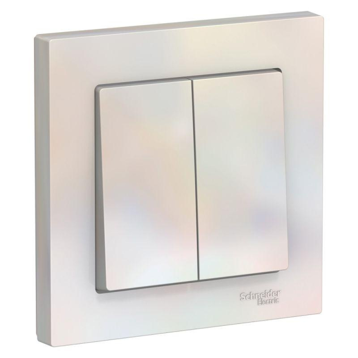 Изображение товара Выключатель 2-кл. IP20 AtlasDesign 10А Systeme Electric с 2 клавишами