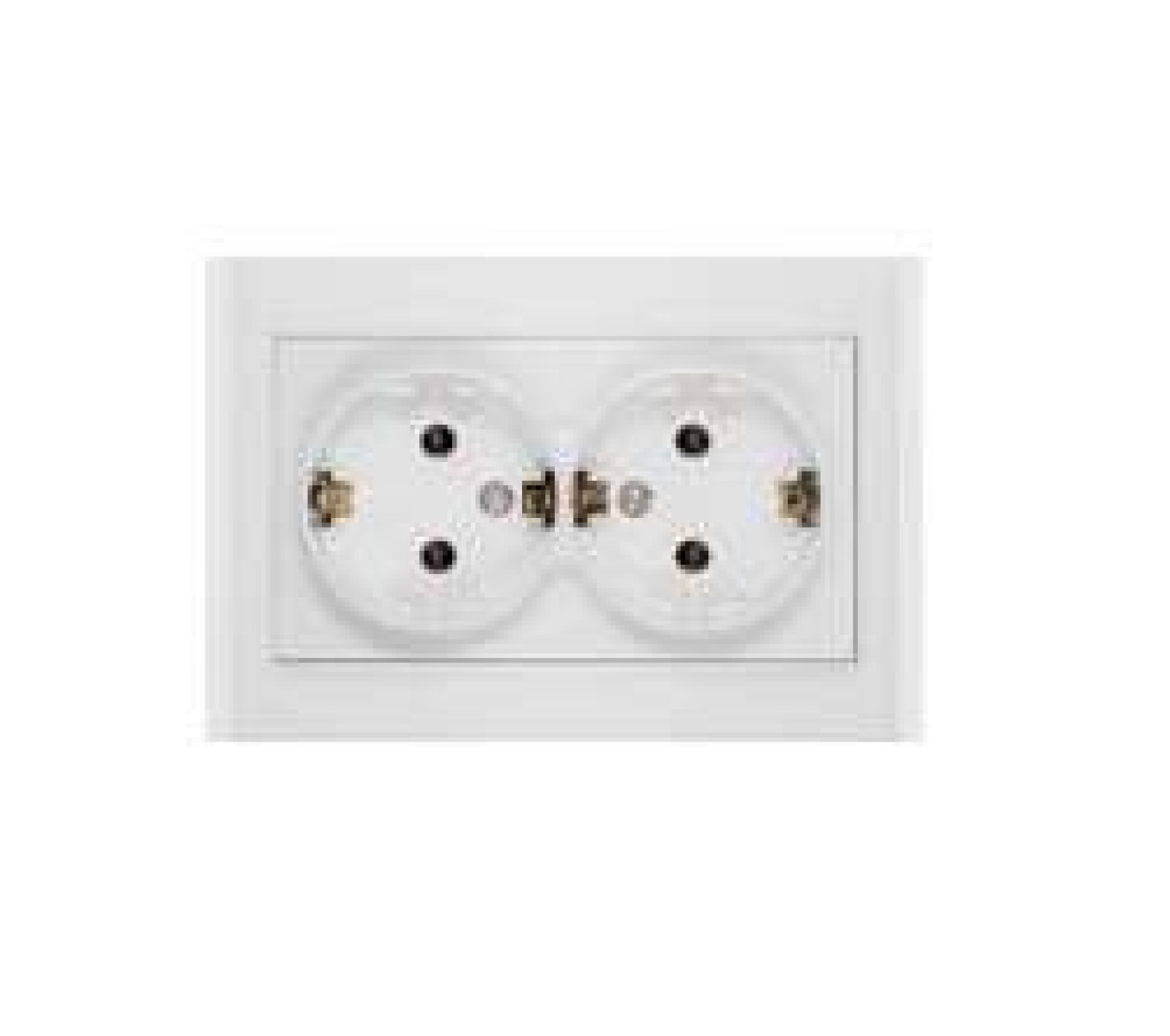 Изображение товара Розетка Универсал 2-м СП Бриллиант 16А IP20 с заземлителем Россия