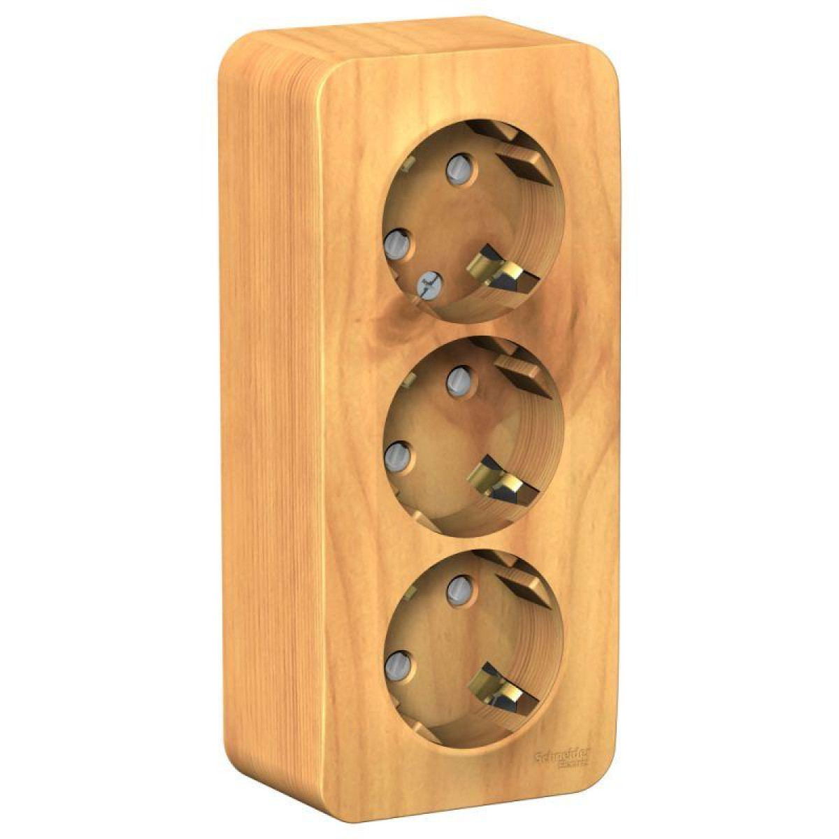 Изображение товара Розетка Systeme Electric 3-местная Blanca с защитой шторками 16А 250В