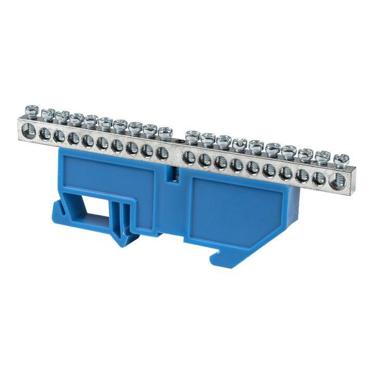 Изображение товара Высоковольтная шина нулевая N 6х9 20 отверстий для DIN-рейки EKF