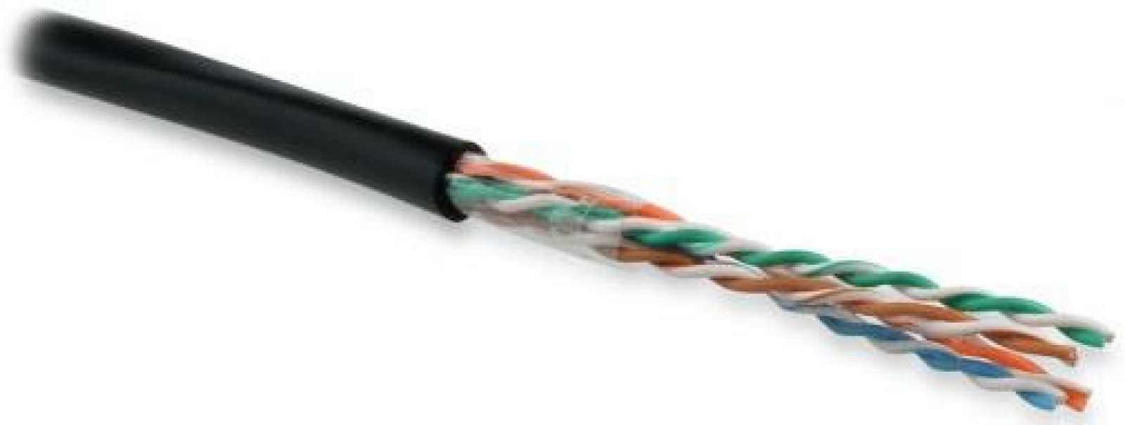 Изображение товара Кабель витая пара U/UTP CAT.5E 4х2х24AWG Outdoor Hyperline 500м