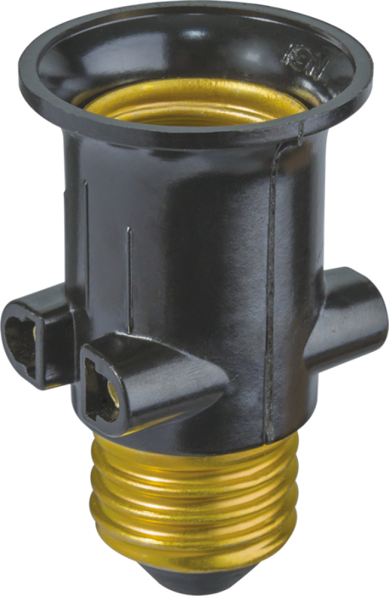 Изображение товара Патрон-переходник Navigator с розеткой на E27 на E27 71 695 NLA-E27-S-E27