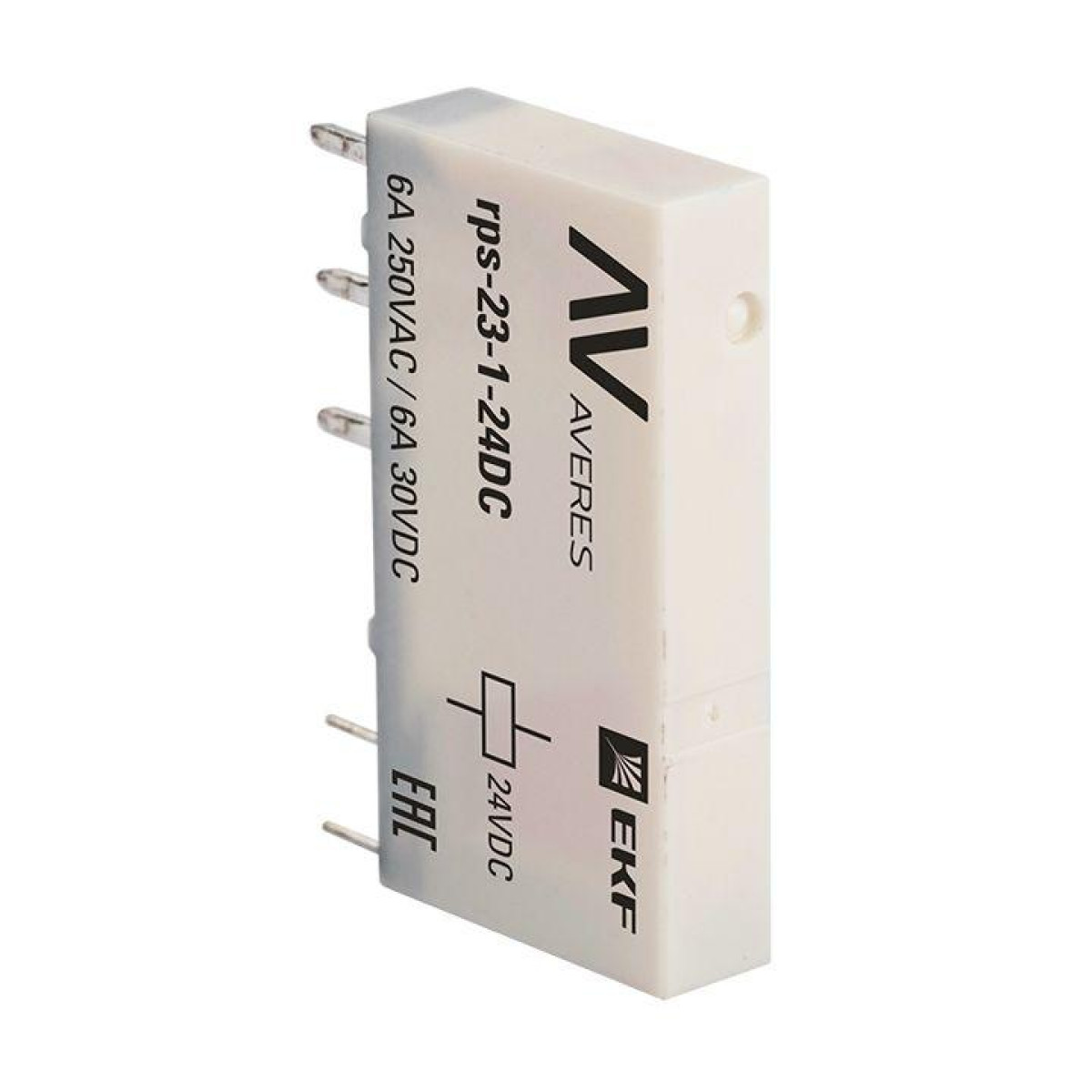 Изображение товара Низковольтное и промышленное электрооборудование EKF Реле промежуточное РП slim 23/1 6А 24В DC AVERES