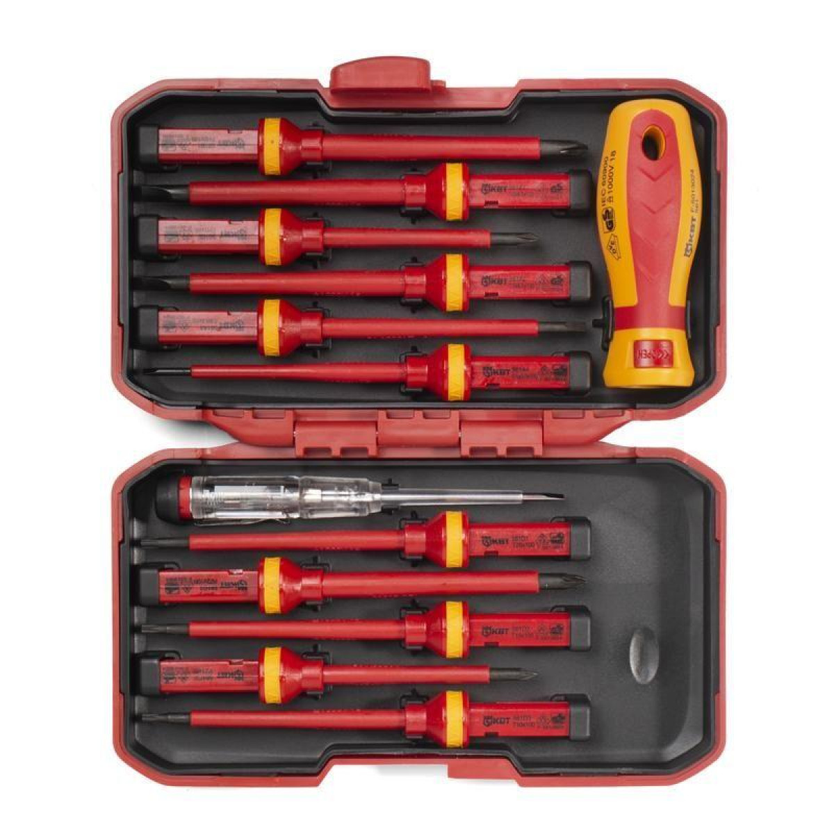 Изображение товара Набор диэлектрических отверток КВТ Профи НИО-4412 для работы до 1000 В