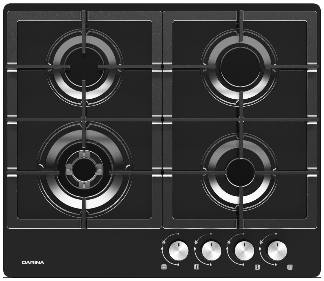 

Газовая варочная панель Darina 1T3 GC308 B, Черный