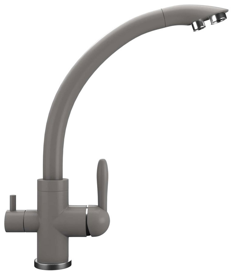 

Смеситель для кухни Ulgran UQ-017/асфальт (UQ-017-09)