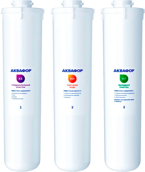 Изображение товара Сменный модуль для систем фильтрации воды Аквафор К3-КН-К7