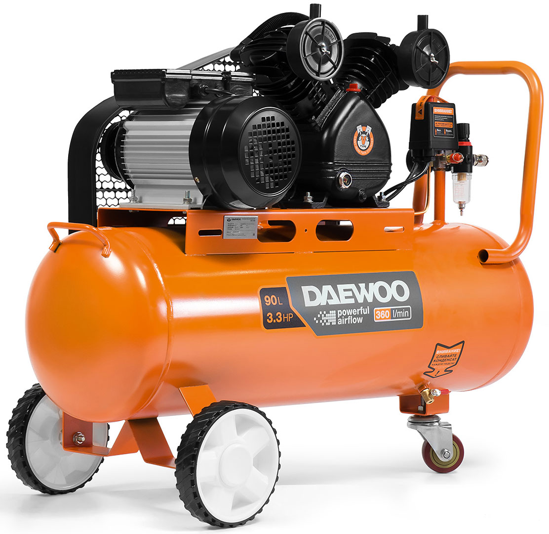 Компрессор Daewoo Power Products DAC 90 B компрессор поршневой dac 24d daewoo 250л мин 1850вт