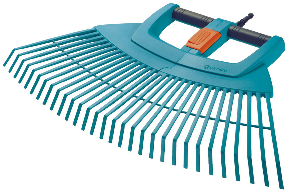 Изображение товара Грабли Gardena пластиковые веерные XXL складные (насадка для комбисистемы) 03107-20