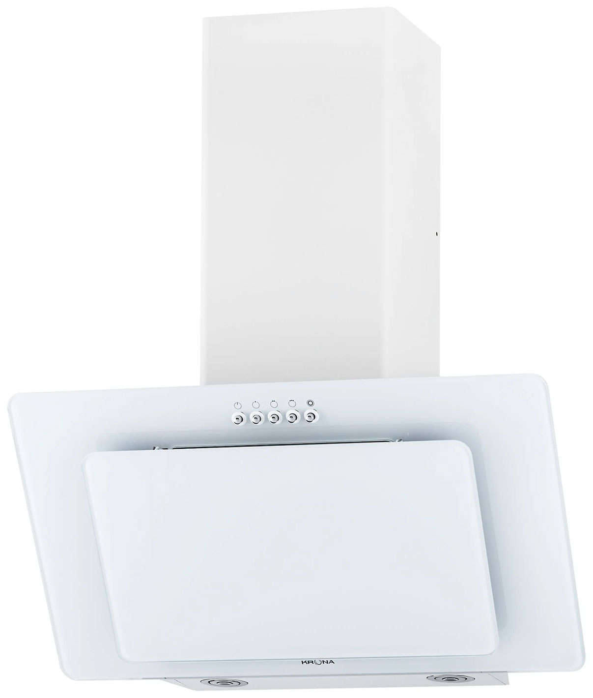 Изображение товара Вытяжка кухонная Krona Liva 600 white PB наклонная 550 м3/ч белый