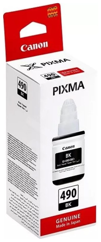 Изображение товара Картридж Canon GI-490 BK 0663 C 001 Чёрный Изображение товара Картридж Canon GI-490 BK 0663 C 001 Чёрный