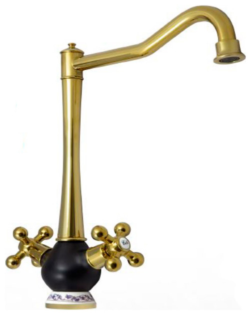 Изображение товара Кухонный смеситель Zigmund & Shtain 2100 ЧЕРН.БАЗАЛЬТ