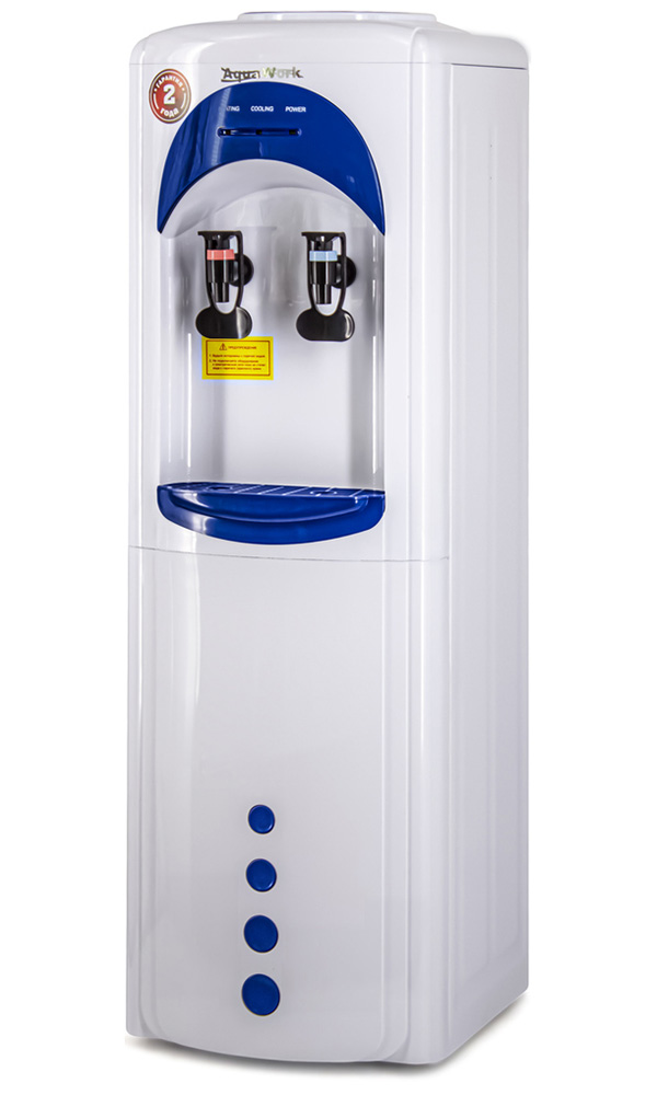 

Кулер для воды Aqua Work 17LR (бело-синий) (25882), Белый с синим